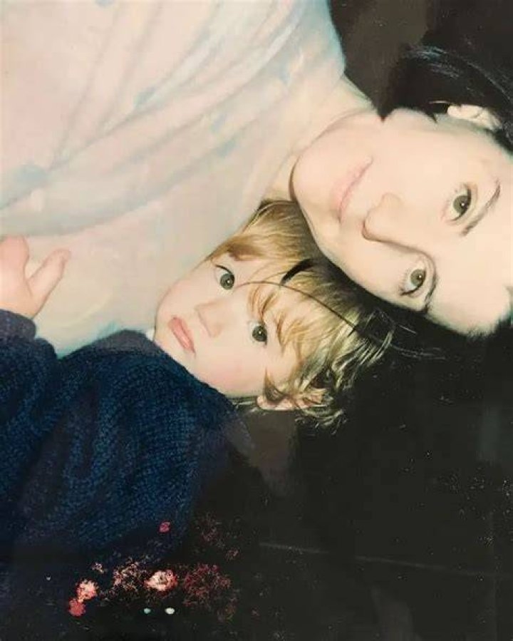 Alex Fitzalan with his mother Alex Fitzalan with his mother