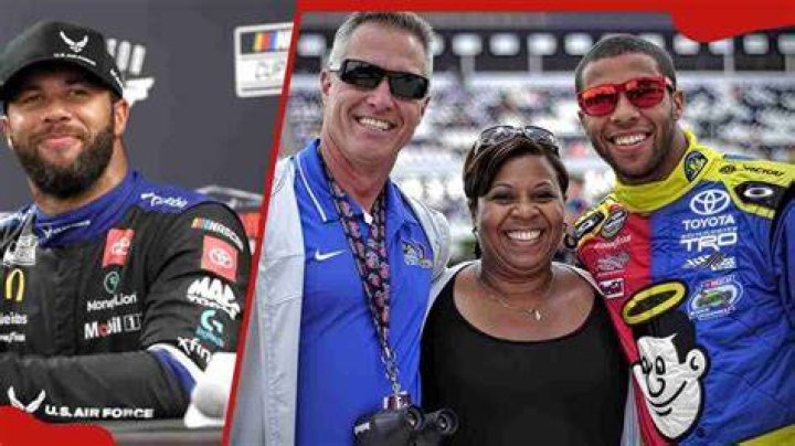 Darrell Wallace Jr. with Mother Desiree Wallace Bubba Wallace & Darrell Wallace Jr. & Mother Desiree Wallace