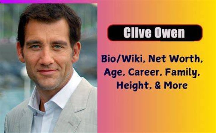 Clive Owen Age, Weight, Height, Measurements