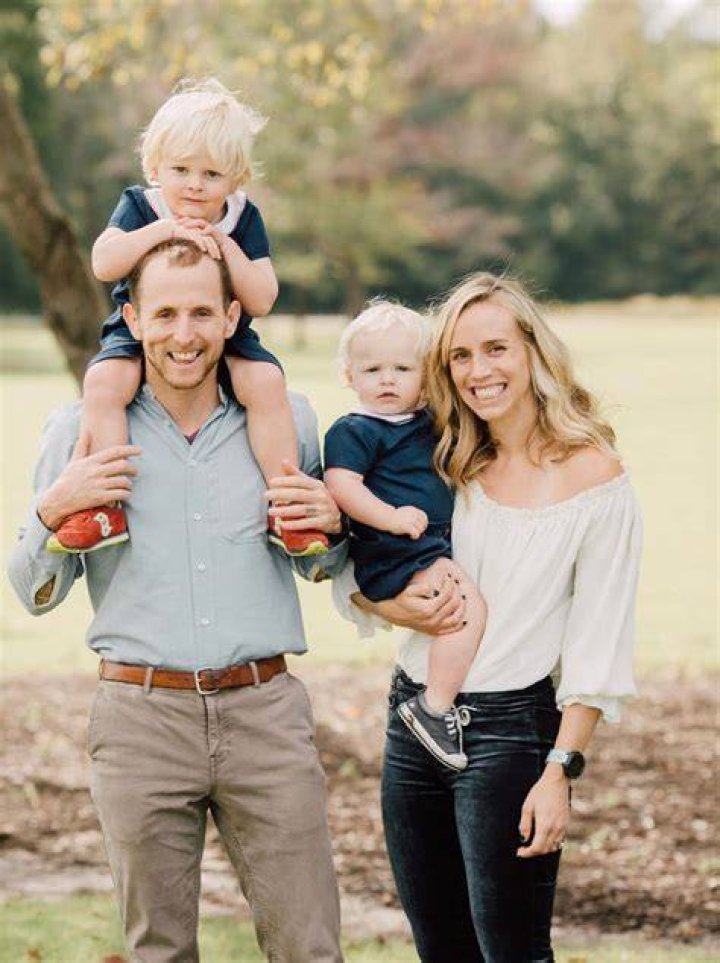 Eliza Fletcher with her kids and husband Richie Fletcher
