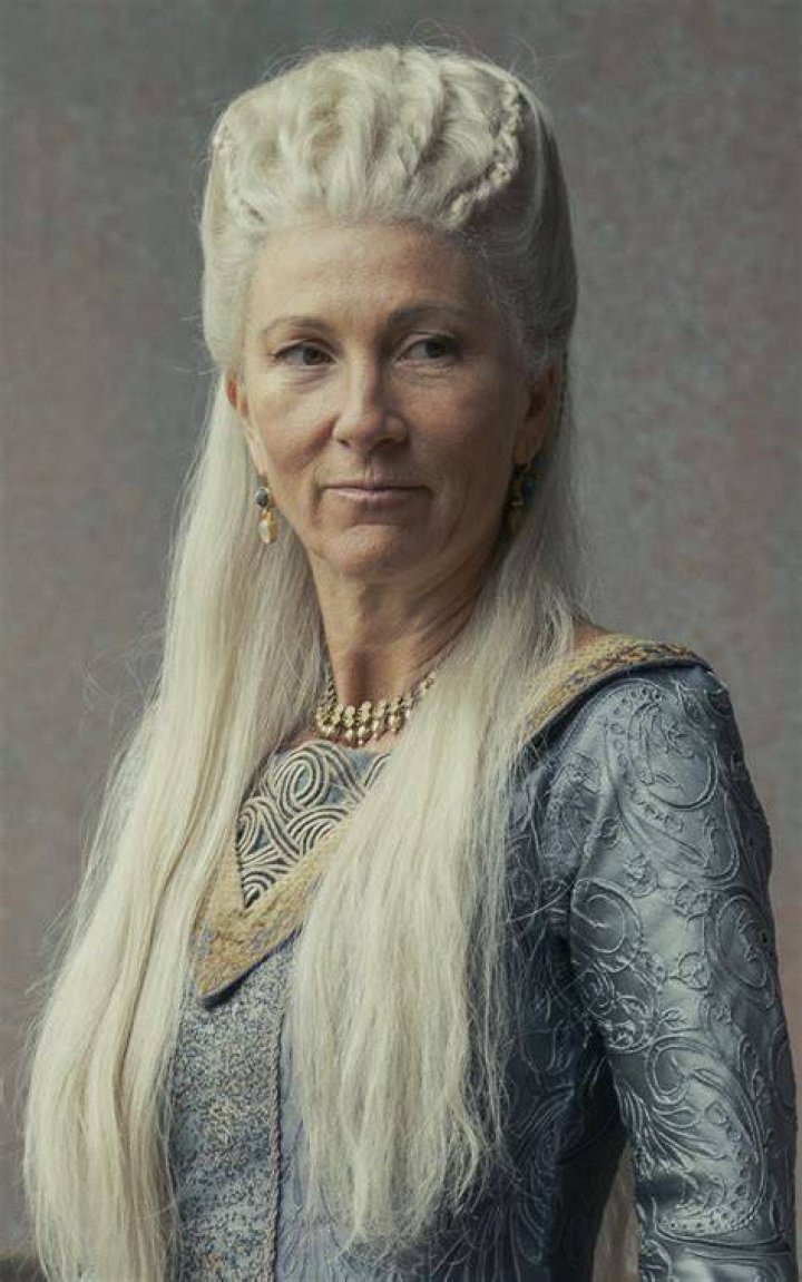Eve Best as Princess Rhaenys Targaryen in House of the Dragon