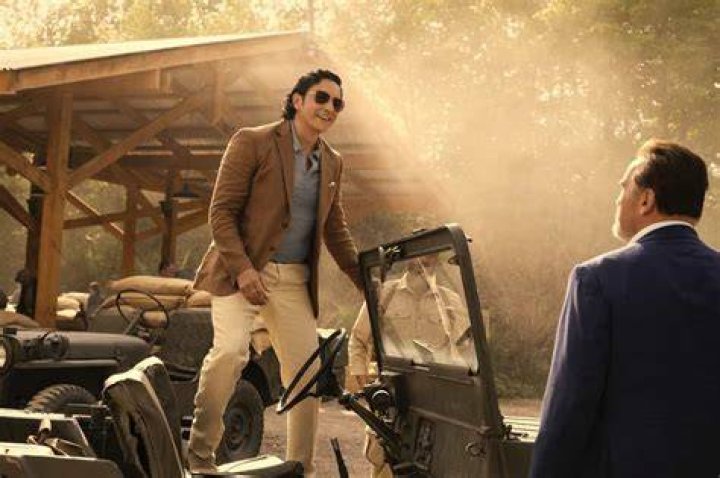 Fubar. (L to R) Gabriel Luna as Boro Polonia, Arnold Schwarzenegger as Luke Brunner in episode 101 of Fubar.