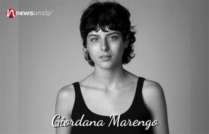 Giordana Marengo with The Lying Life of Adults cast