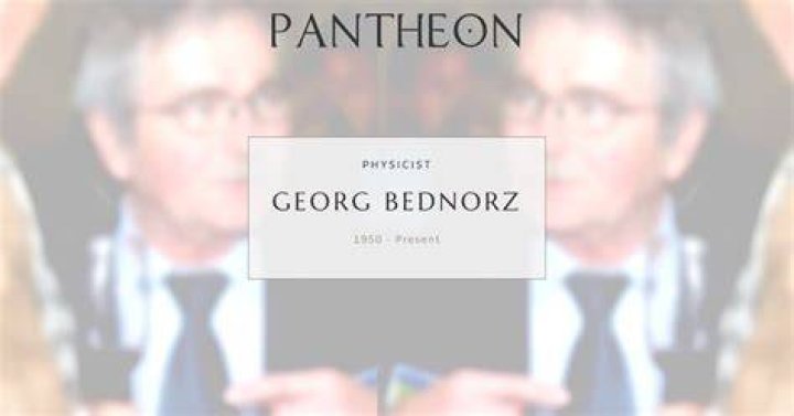 J. Georg Bednorz Biography