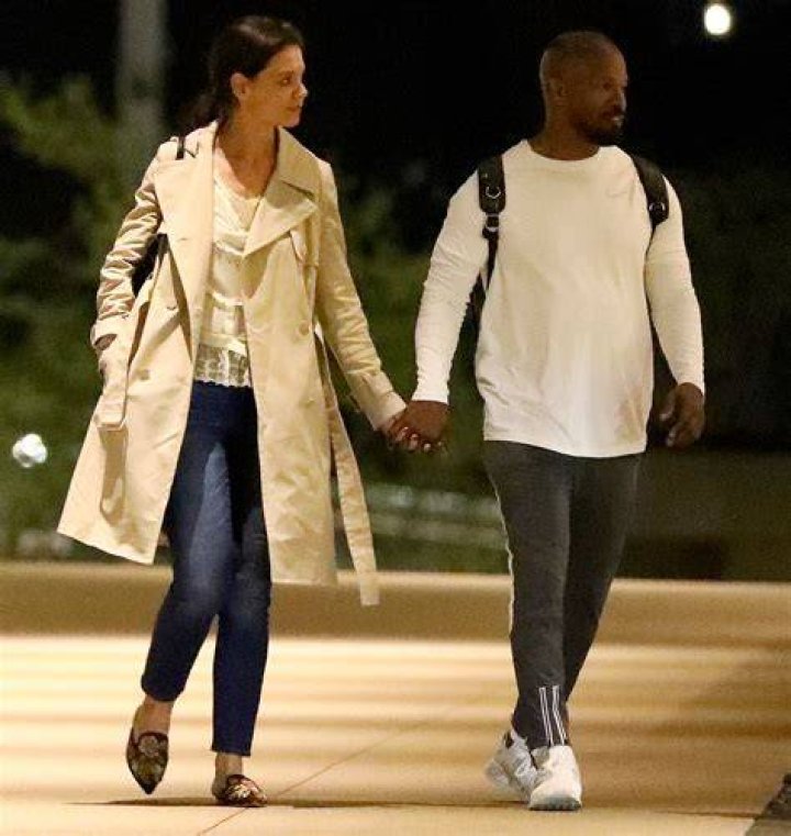 Jamie Foxx with Katie Holmes Jamie Foxx with Katie Holmes
