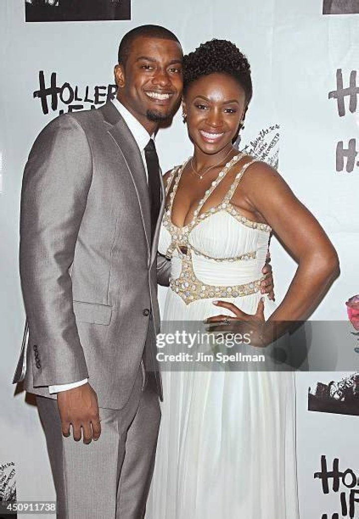 Joshua Boone with Saycon Sengbloh Joshua Boone with Saycon Sengbloh