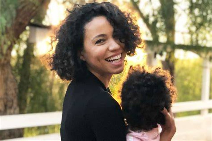 Jurnee Smollett with her son Hunter Zion Bell