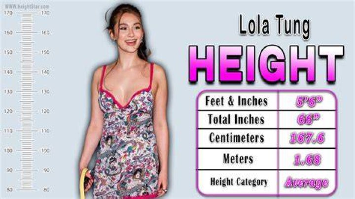 Lola Tung height is 5 feet 6 inchs tall Lola Tung height is 5 feet 6 inchs tall