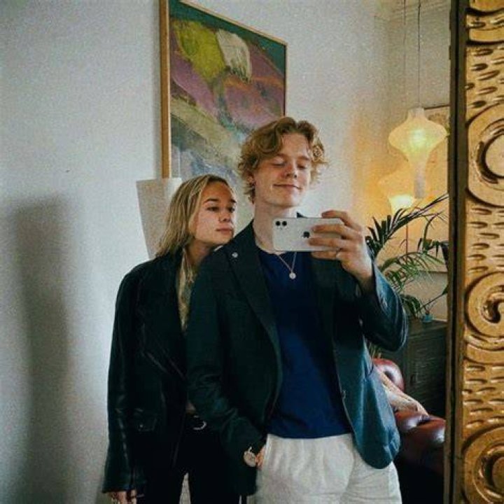 Lucas Lynggaard Tønnesen with his girlfriend Emilie Kroyer Koppel Lucas Lynggaard Tønnesen with his girlfriend Emilie Kroyer Koppel