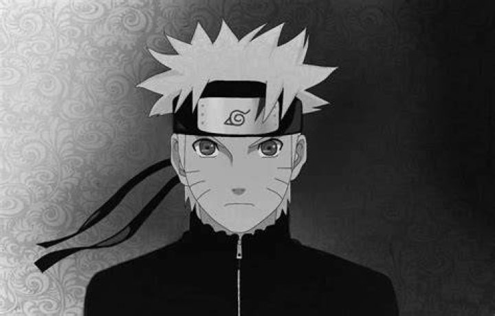 Naruto is looking straight ahead at the camera. 