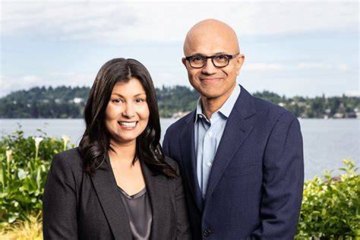 Satya Nadella parents: Meet Bukkapuram and Prabhavati 1 Satya and Anu Nadella 750 x 500