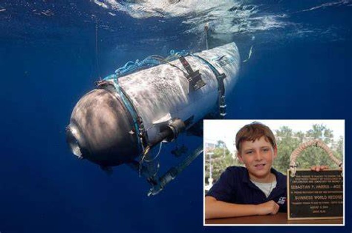 Sebastian Harris the youngest diver to visit Titanic