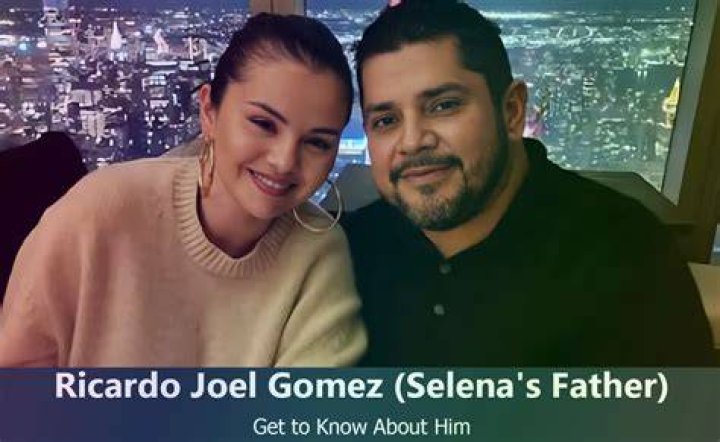 Selena Gomez with her father Ricardo Gomez