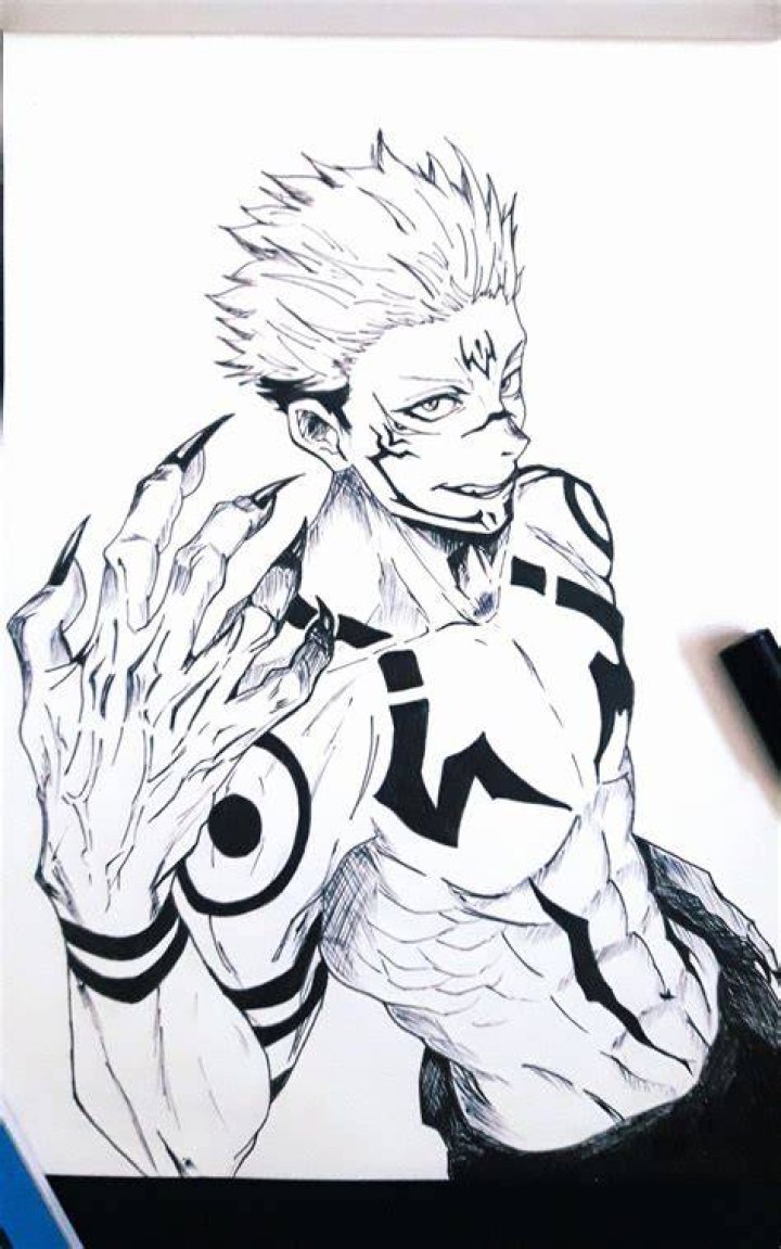 Sukuna's true form in chapter 237 of the 'Jujutsu Kaisen' manga.
