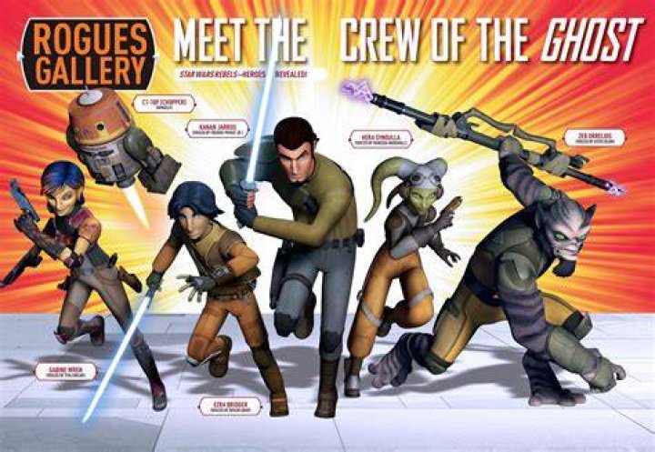 The crew of the Ghost Star Wars: Rebels Via Disney Plus