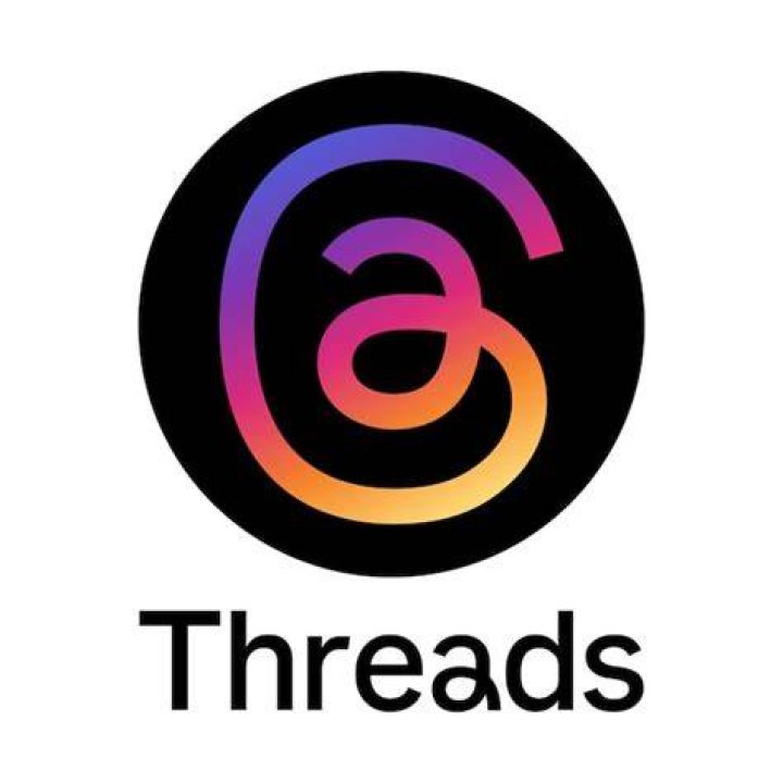 Threads logo over Instagram colors