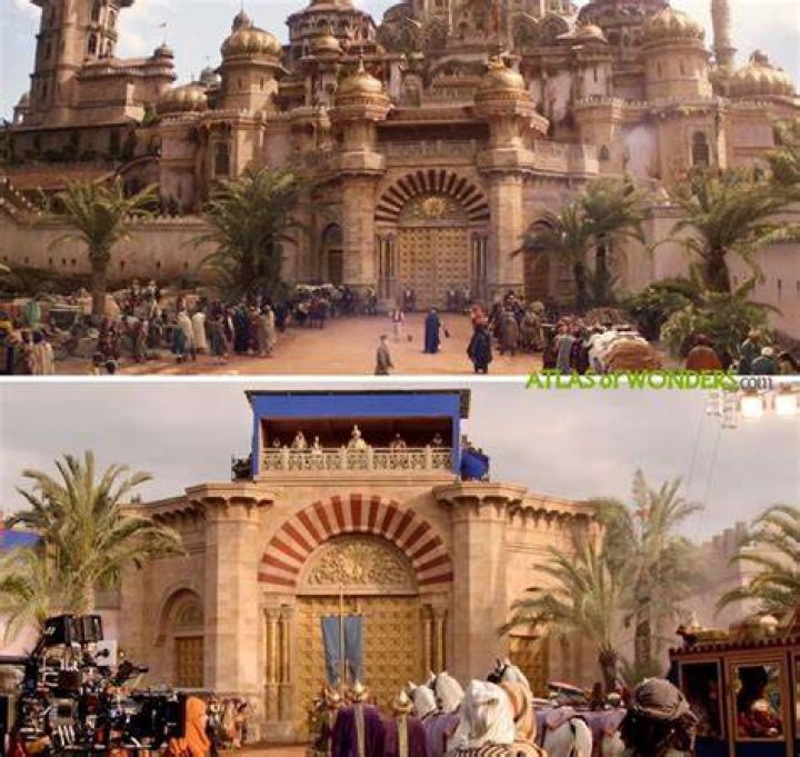 Where was Aladdin filmed Morocco?